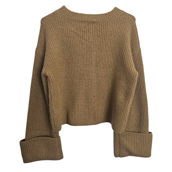 Dress Forum Tan Sienna Button Down Cardigan Size S - Picture 2 of 7